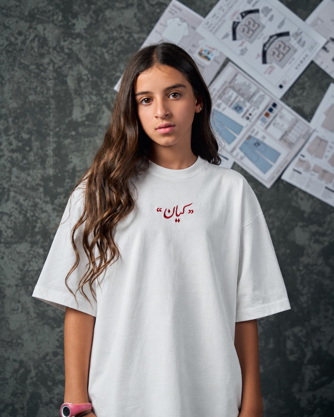 Zaahr off-white tee