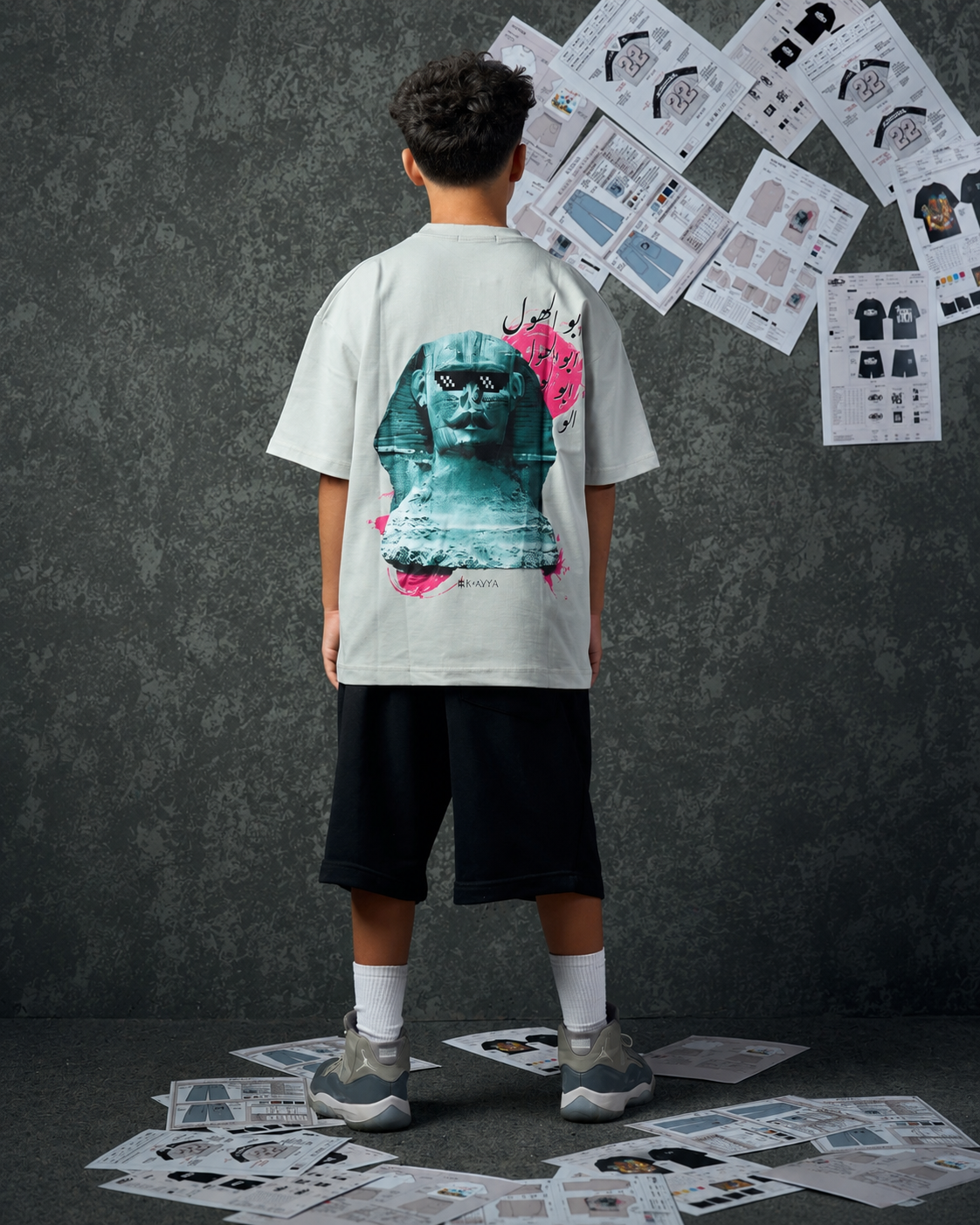 Abo El-Houl Gray T-Shirt