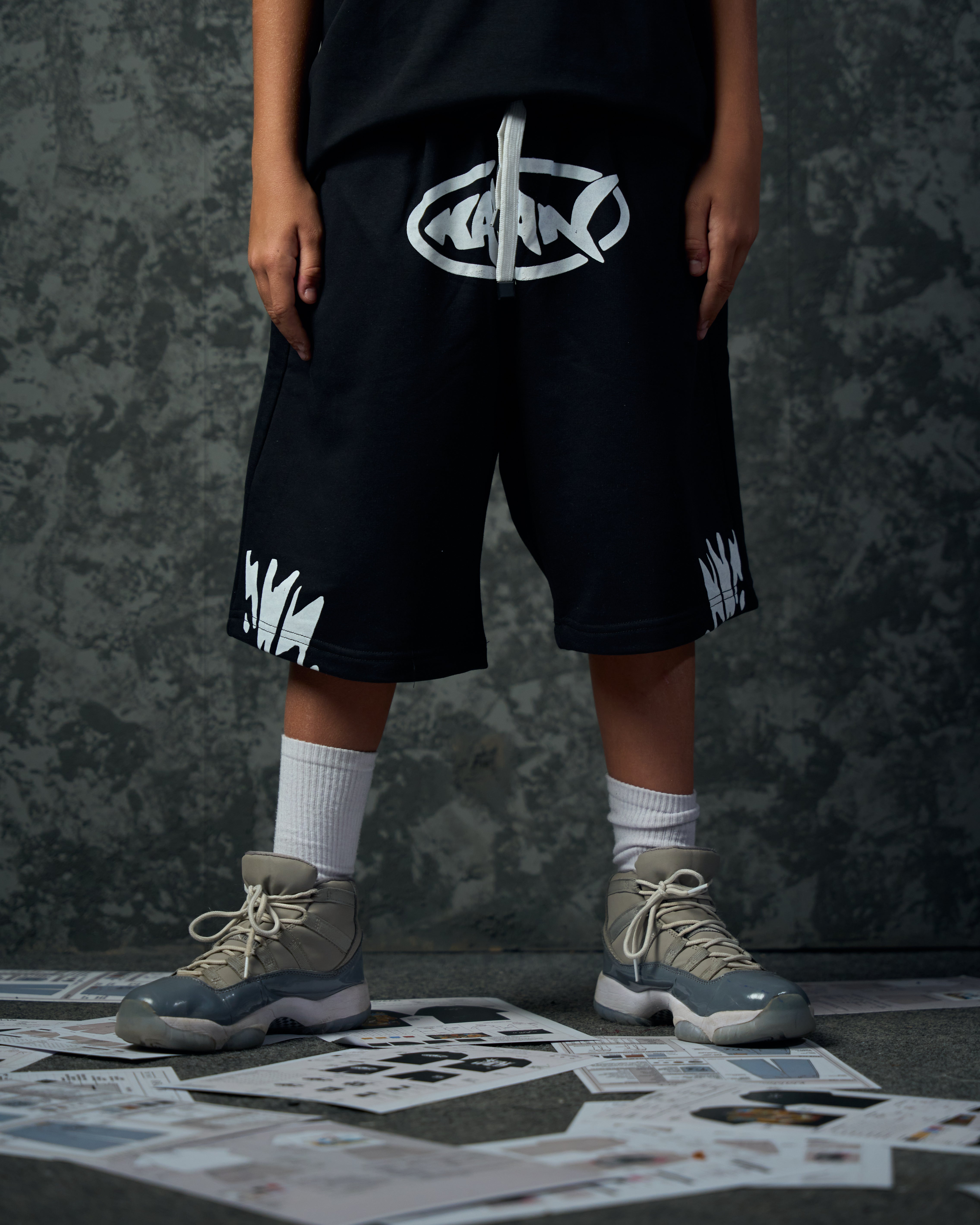 Shark Black Short