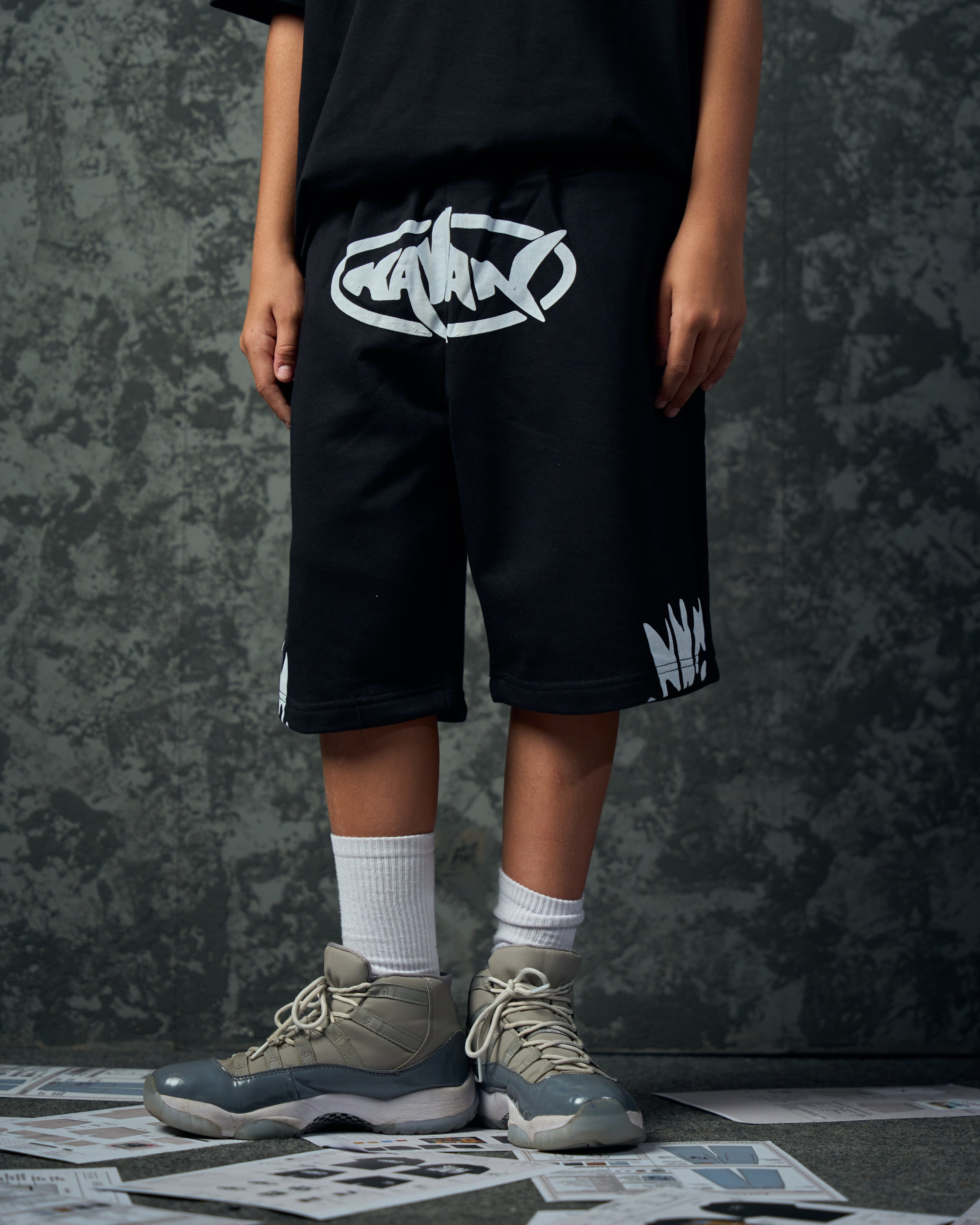 Shark Black Short