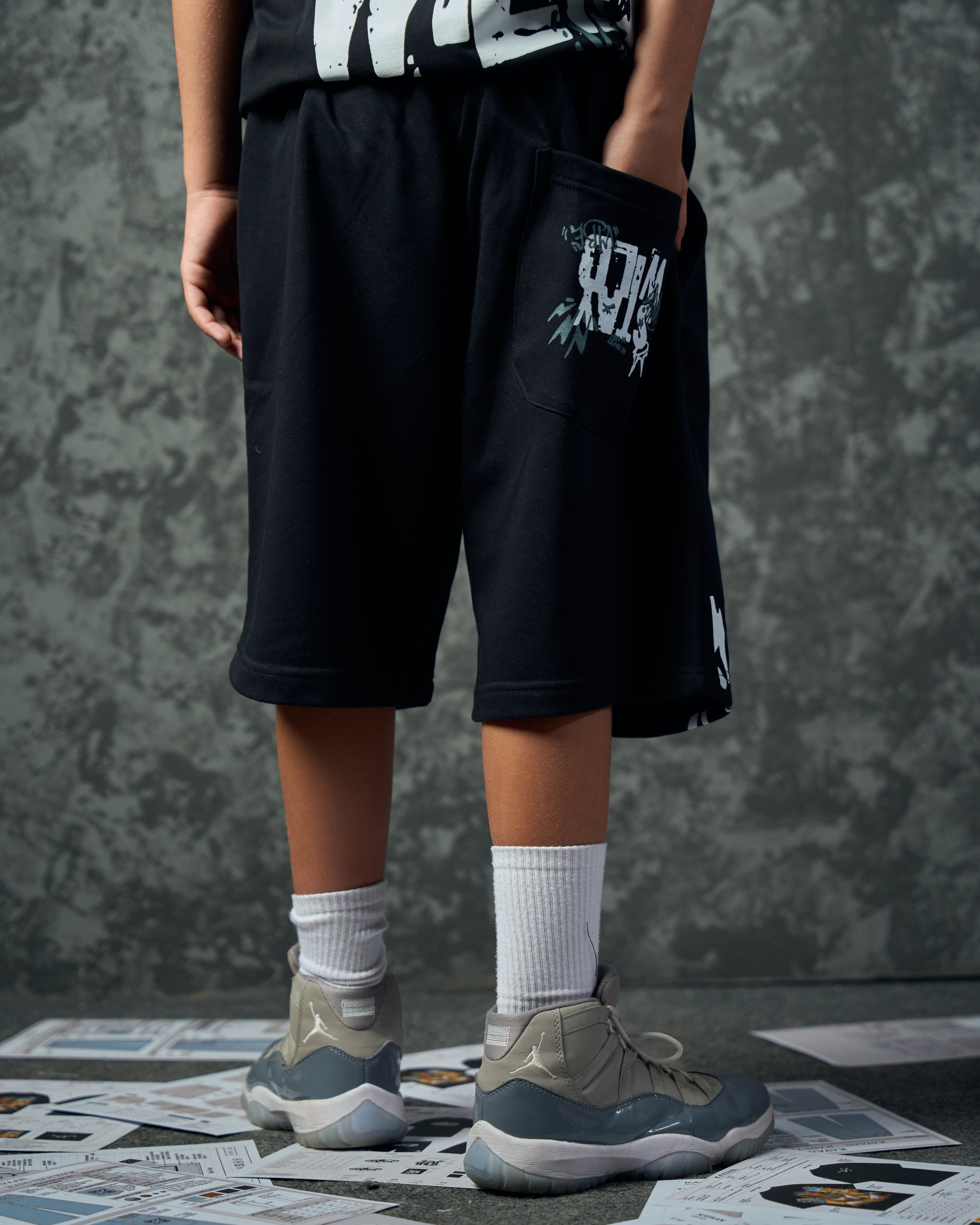 Shark Black Short