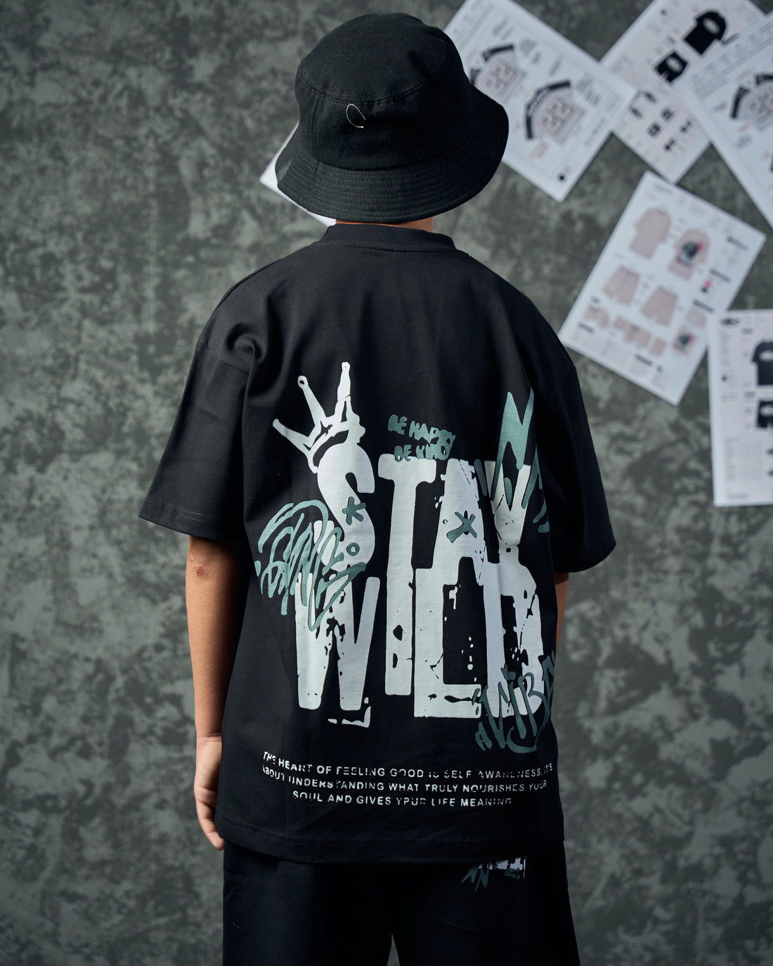 Kayan Shark Black T-Shirt